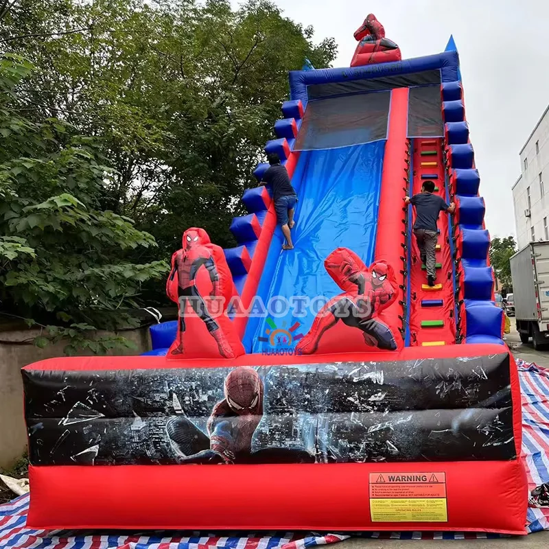 HUAAO Commercial inflate giant inflatable slide for adult,jumpers bouncers castle inflatable slides for sale