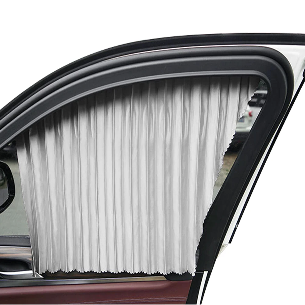 Adjustable Auto Side Door UV Protect Sun Block Vehicle Magnetic Car Side Window Curtains