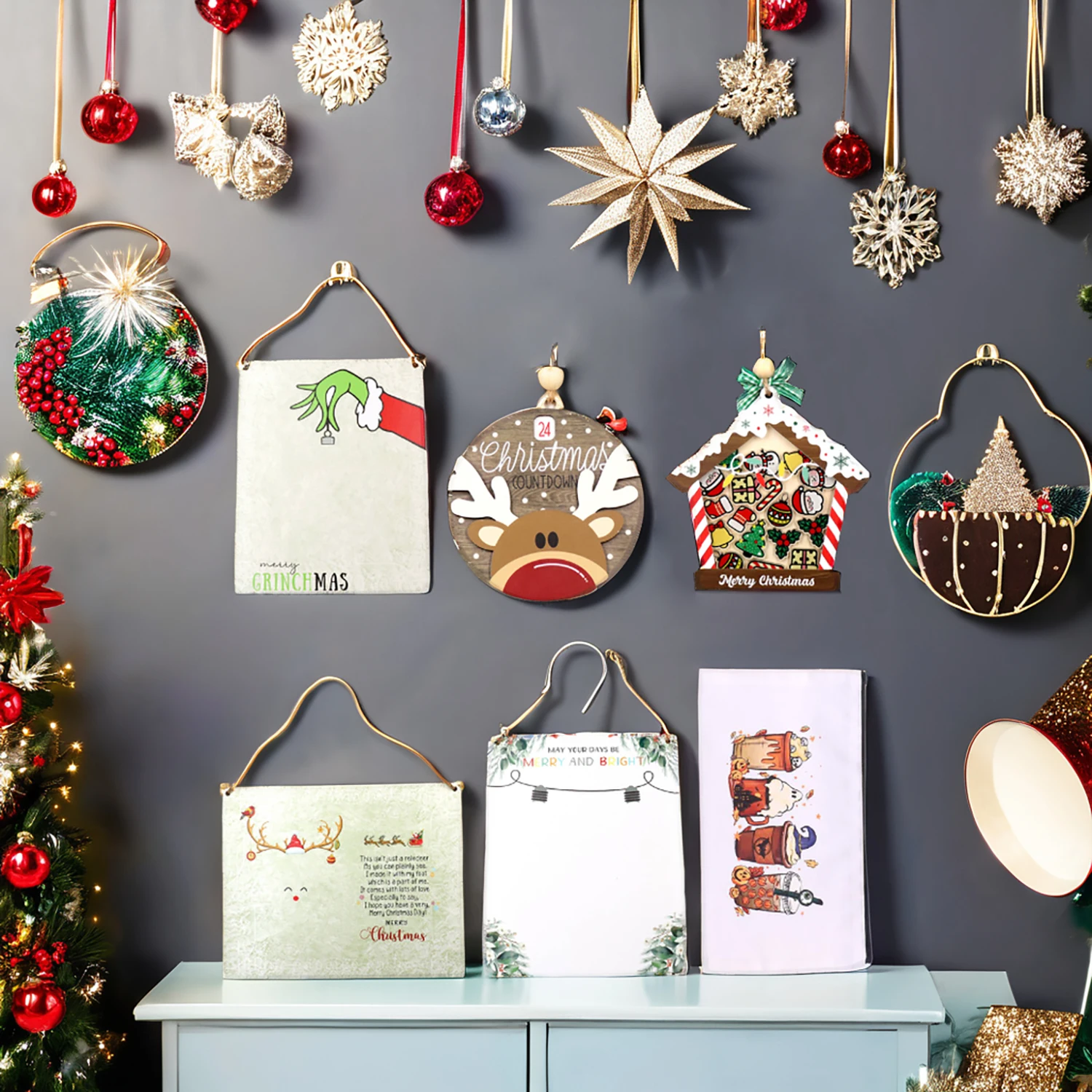 2024 украшения для рождественских праздников