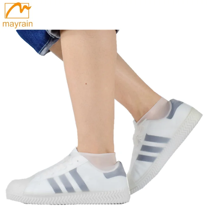 Outdoor Shoe Protectors Reusable Rain Boots Silicone Waterproof Shoe Covers