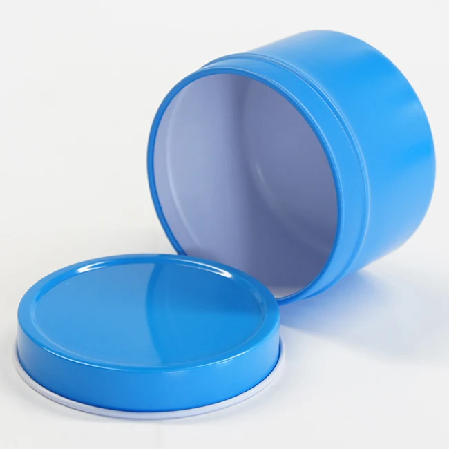 Custom 1 OZ 2 OZ 4 OZ  round small metal tin candle can for  packaging