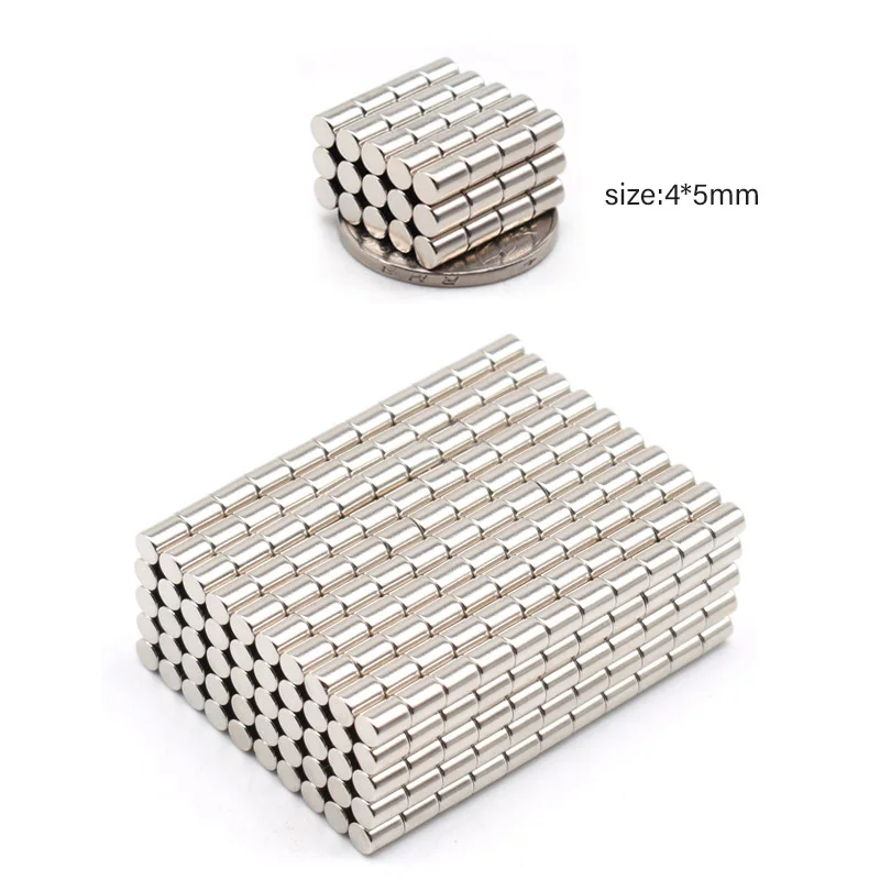 China Coated Neodymium Magnetic Column Magnet Diametrically Magnetized Cylinder Neodymium Magnet
