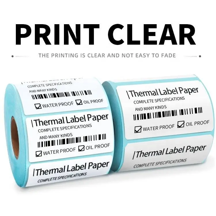 Print E-mail stickers clear water proof oil proof three anti-thermal packaging label embroidery paper