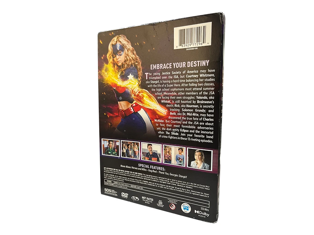 Stargirl Сезон 2 3 диска 2022 новый выпуск 1 dvd фильмы Полный ТВ сериал оптом комплект dvd коробка оптовая продажа поставка с завода