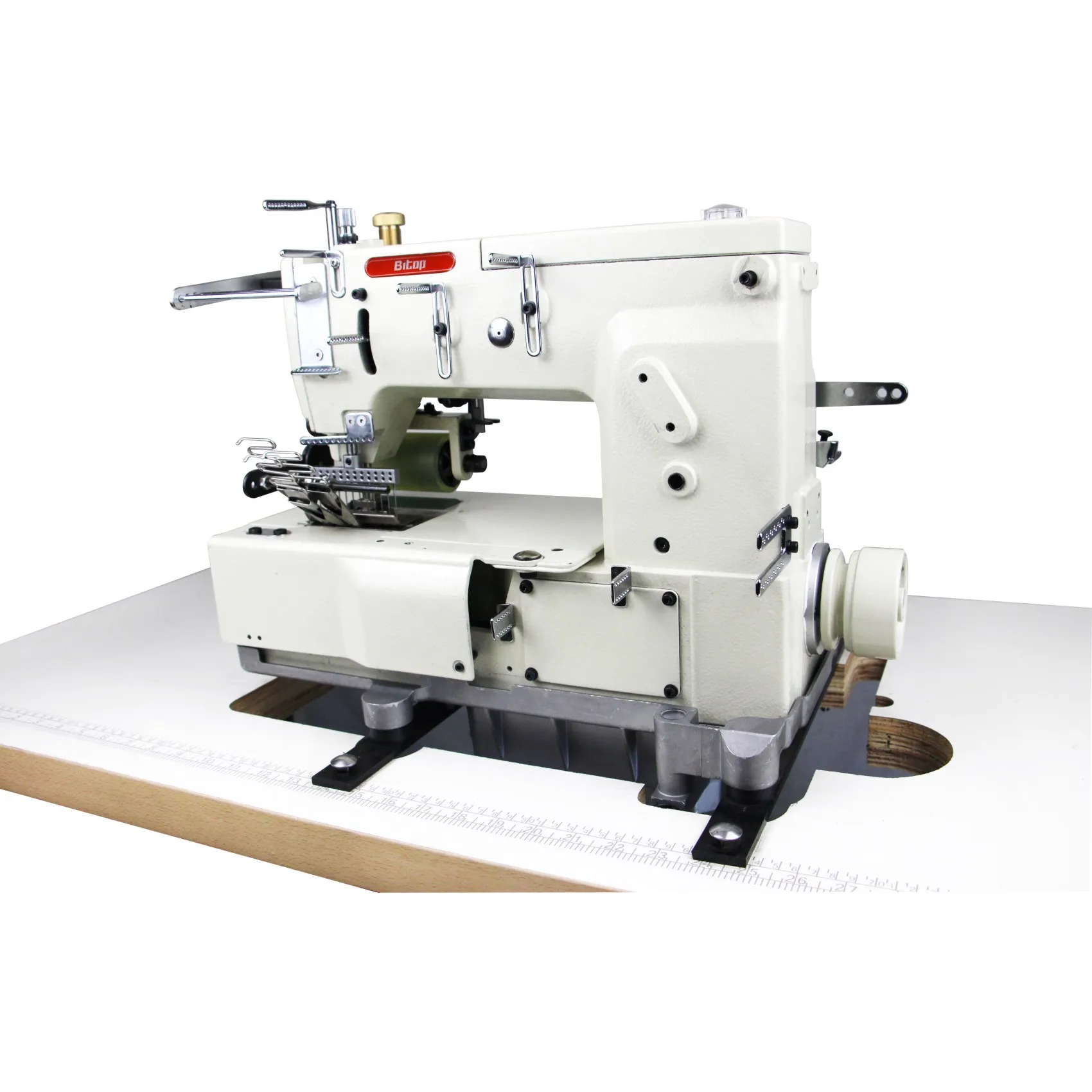 BT-1412PL industrial multi needle machine 12 needles sportswear sewing machine for attaching line tape