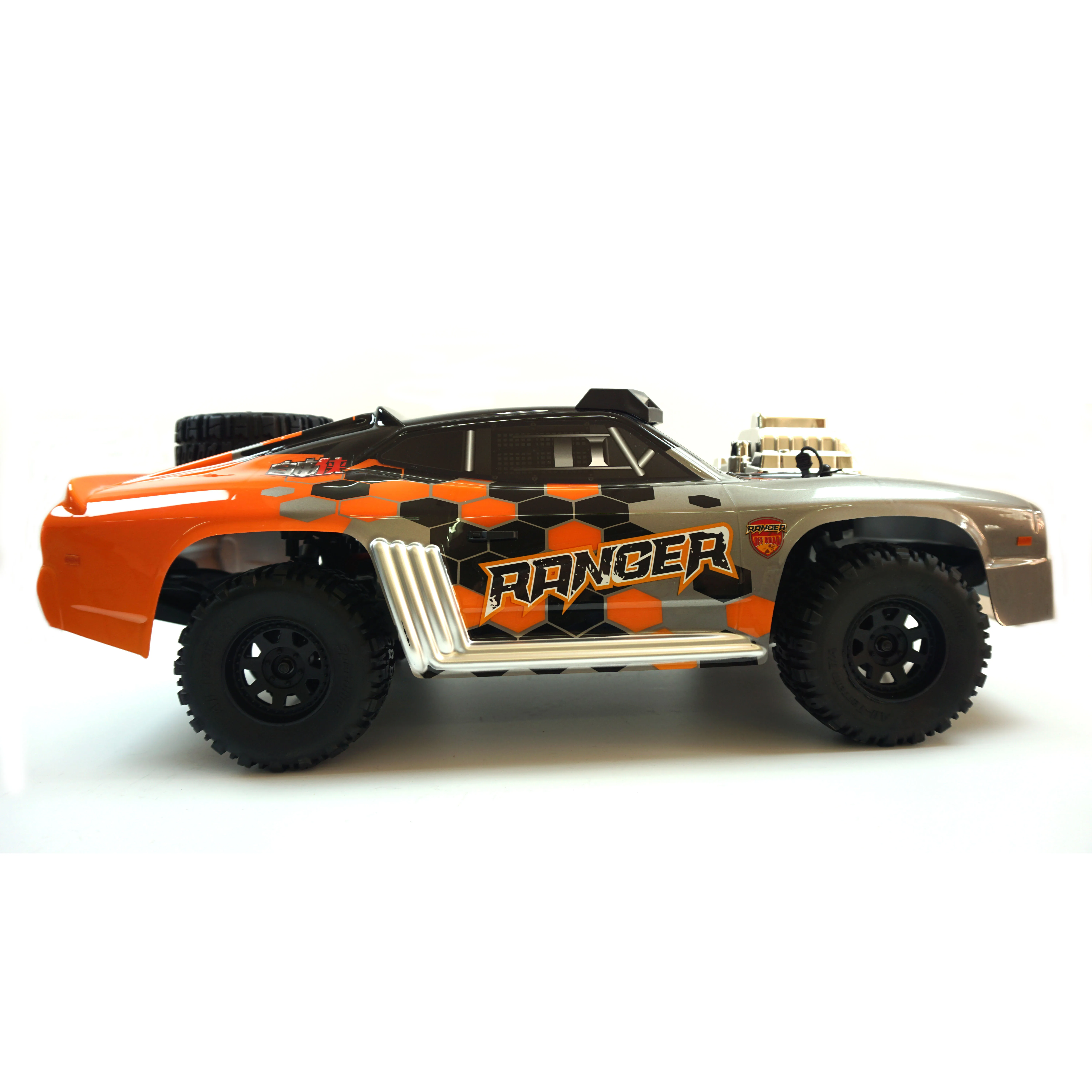 1/10 Remote Control Model Car Brushless Offroad Freeman Short Truck 4WD Violent High-Speed Toy Electric Racing Car For Gift