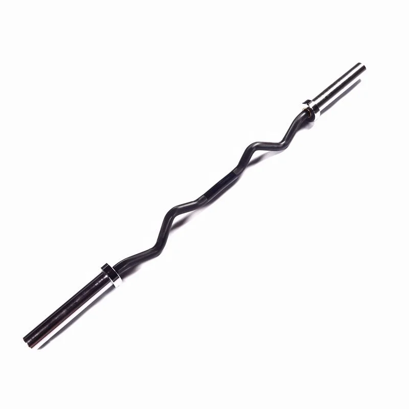 Оптовая продажа, изогнутый подшипник из легированной стали 1,2 м, 10 кг, EZ Curl Bar, игольчатый подшипник с хромом