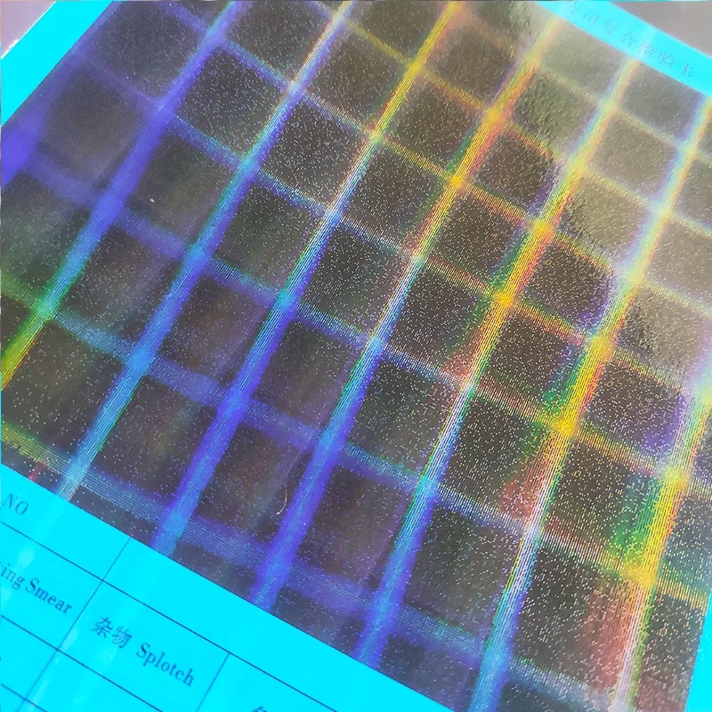 Chinese BOPP metallized holographic thermal laminating film holo laminate