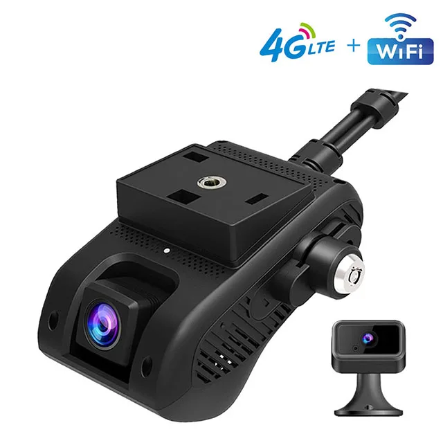 Jimi JC400 Live streaming video 4G sim card gps tracker wifi hotspot 1080P dual lens car dash cam