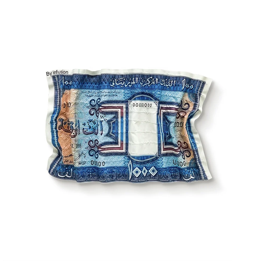 JZ Large 3D Home Decor Canvas Wall Art Mixed Media Art Artwork Handmade Abstract Money Wall Art