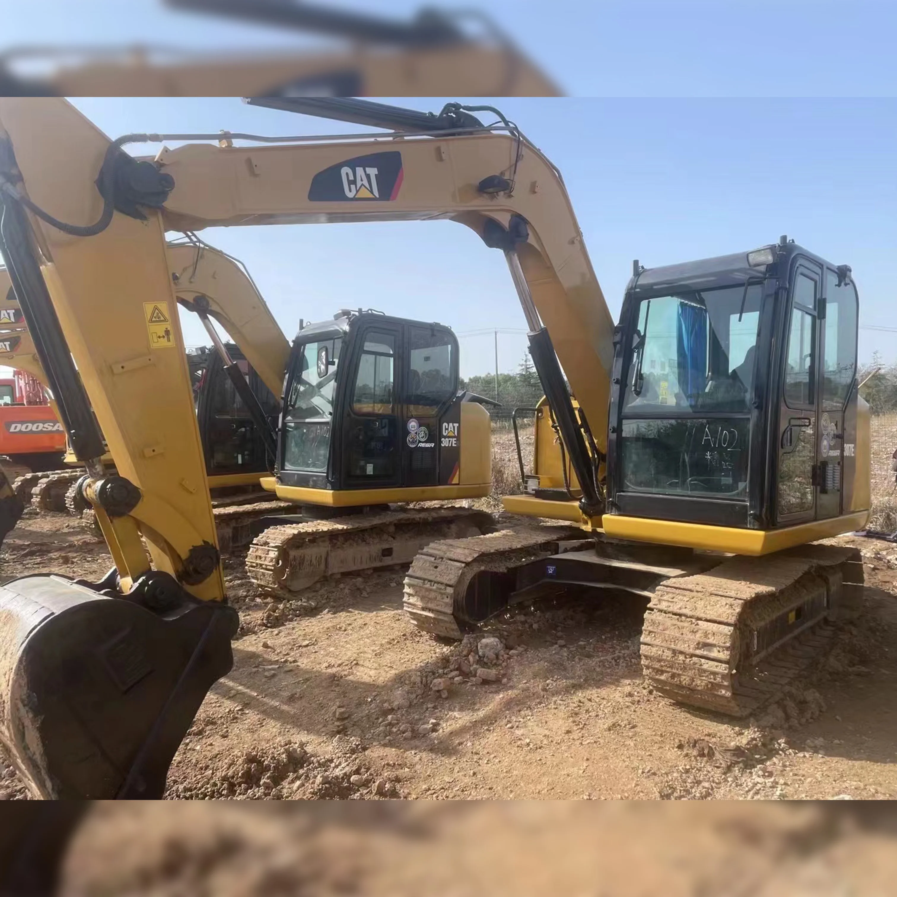 trusted America brand second hand 7 ton hydraulic excavator CAT 307E perfect for demolition
