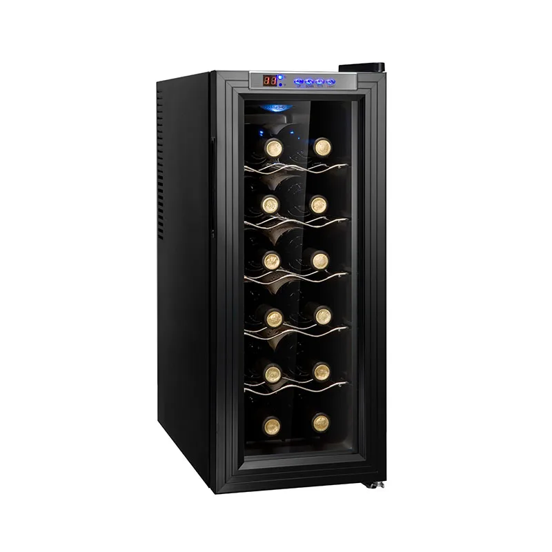 Semiconductor Electric Refrigerator Wine Cooler Electronic Single Wine Bottle Cooler 12 bottles Wine Cooler