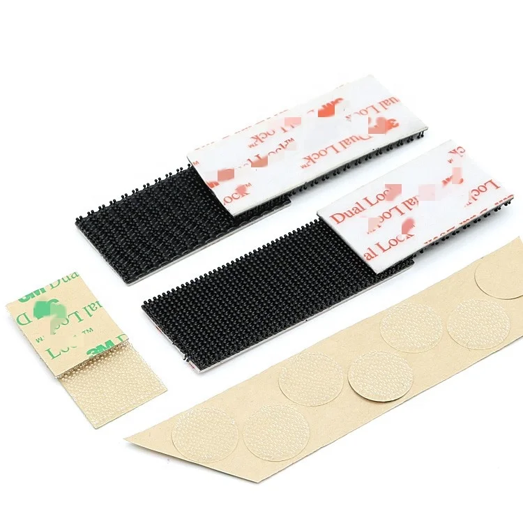 Hook Loop Tape Self Adhesive Waterproof Mushroom Head Reclosable Fastener tape self locking hook and loop