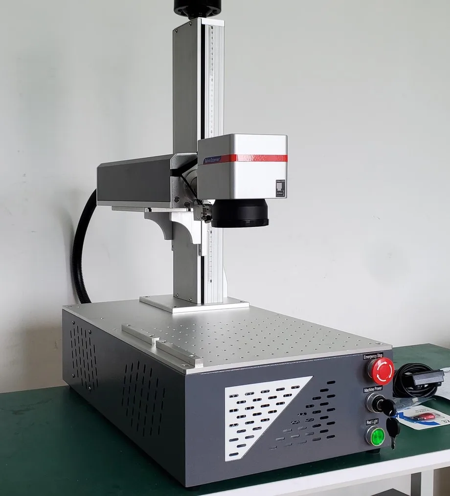 CE Germany 20W New Model Folded Type Mini Fashion Jewelers Fiber Laser Marking Machine Cheap Price