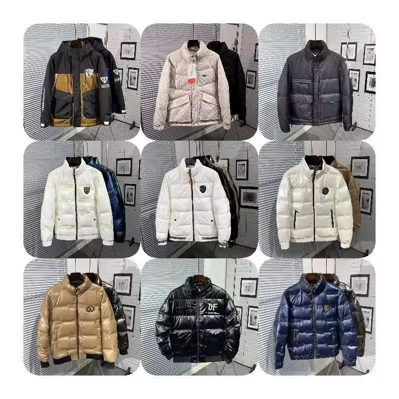 2024Winter Padded Coat Down Winter Men Cotton Padded Hooded Down Coat Jackets For Men Down Coats