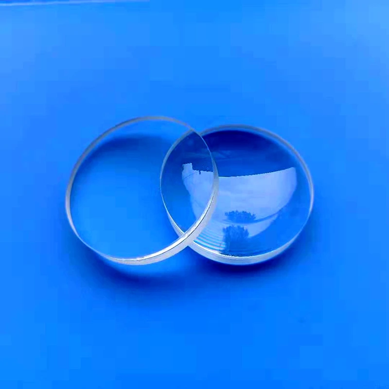 optical BK7 cemening glass doublets or triplet achromatic lens 50mm diameter for telescope binoculars 12x50