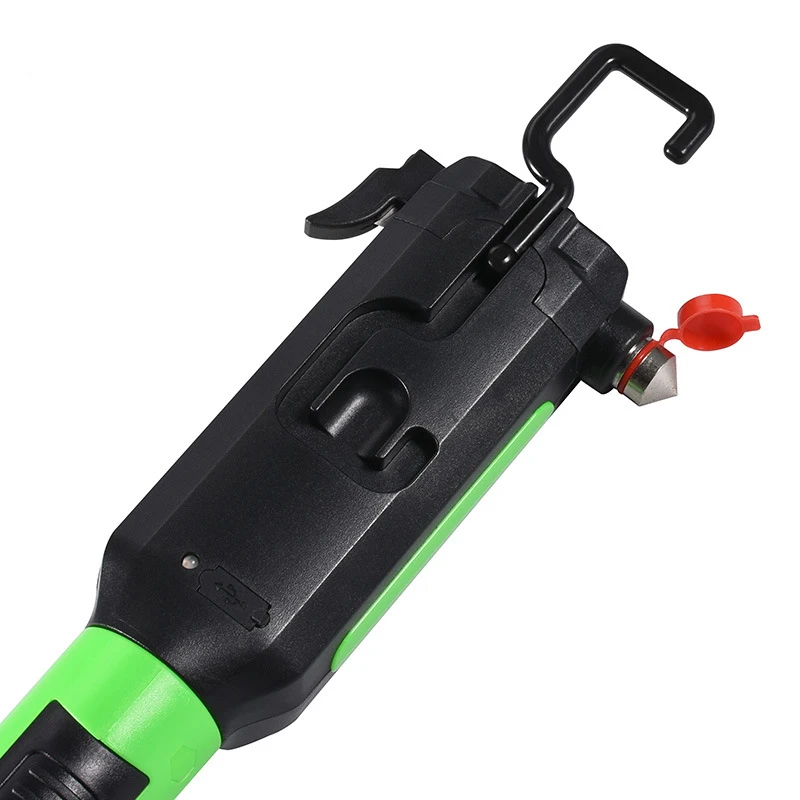 Multi-tool Emergency Magnet Work Light 300lm Handheld Car Safety Glass Hammer with Working Flashlight