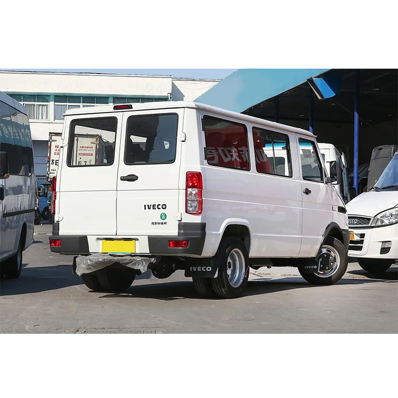 Best selling diesel Passenger Vans Comercial Transport iveco cargo Van truck time-sharing four-wheel drive for Transport