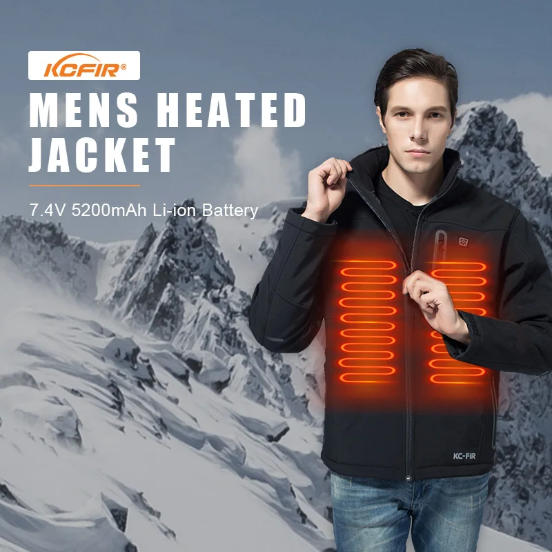 Factory Winter Heated Jackets Warming Clothing Mountaineering Hunting Skiing Including Battery For Men