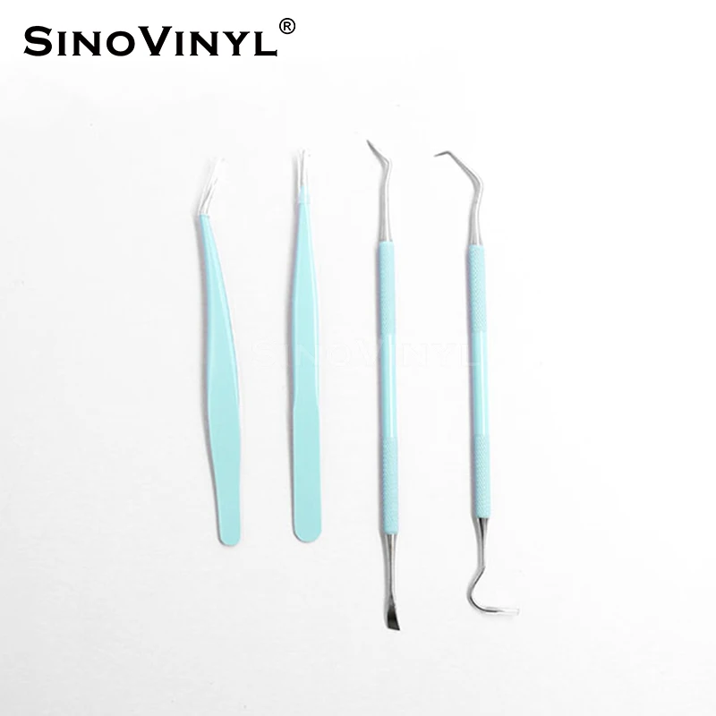 Craft Vinyl Weeding Tool 4 in 1 DIY Cut Vinyl Premium Vinyl Portable Weeding Tool Kit Complete Weeding Tools