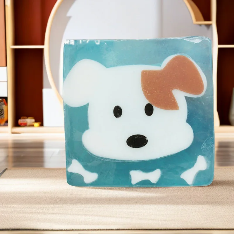 Little Dog Organic Handmade Soap Bar Kid Gift Milk Soap Wholesale Cold Process Soap Natural 100g