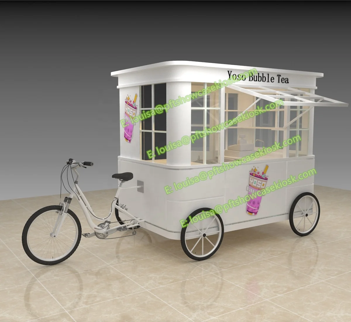 popular style design bubble tea stall used mall kiosks