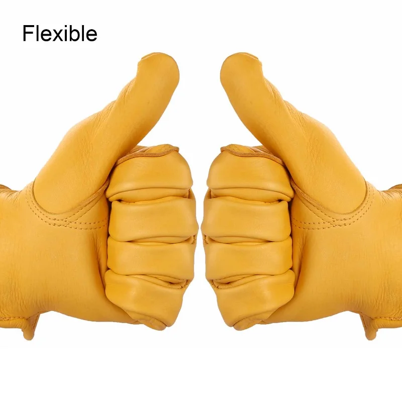
Industrial Safety Working Driver Gloves / Cow split leather Drive Gloves 
