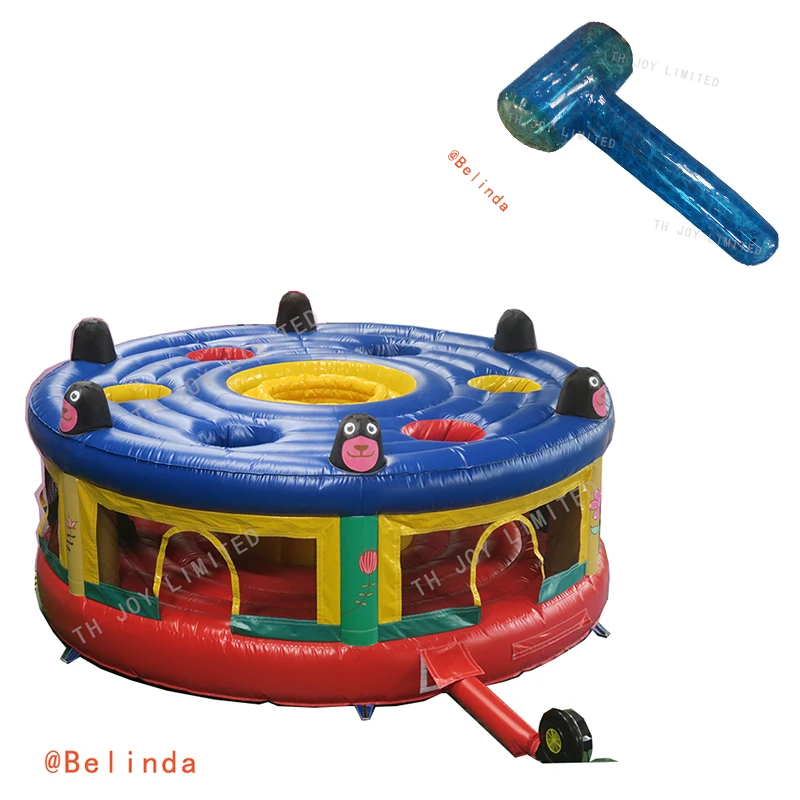 Hot sale Funny Inflatable Interactive Game, Inflatable Human Whack A Mole/sports game for kids and adult