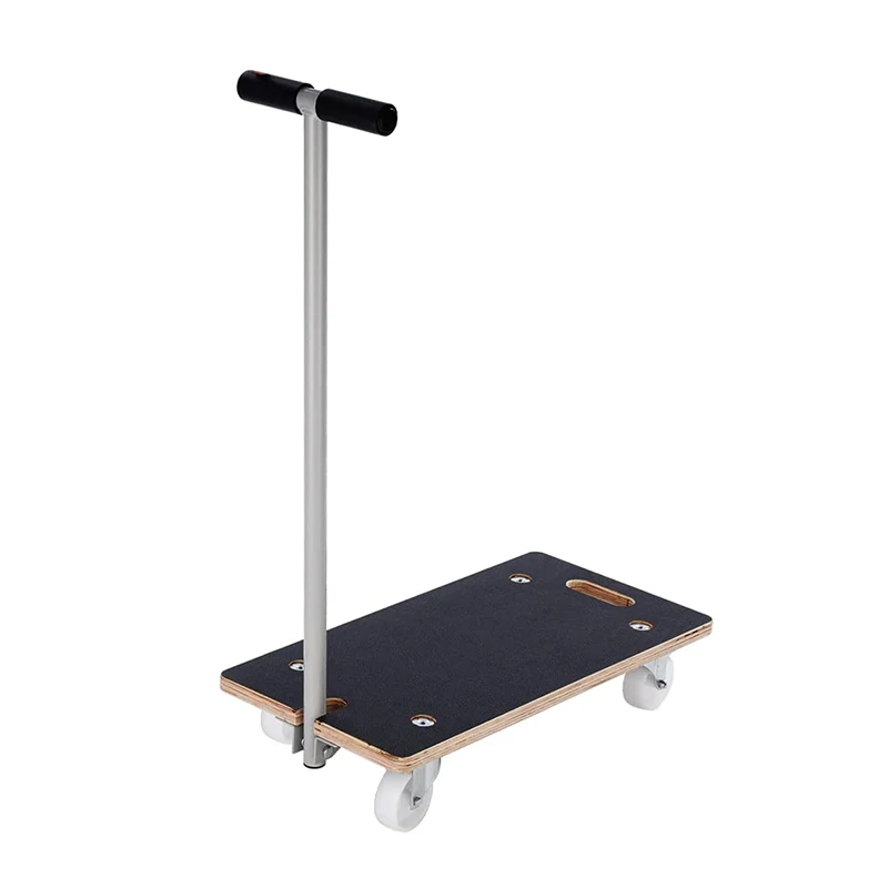 Wood dolly furniture Dolly Home Trolley plant dolly with foldable pulling handle