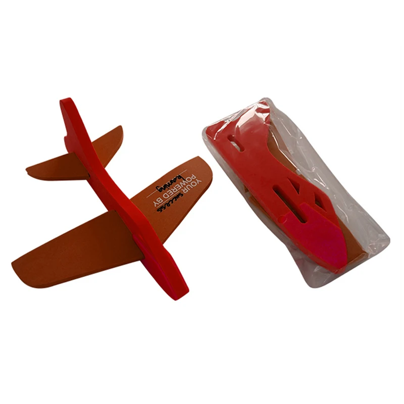 2024 china Manufacture made Kids Funny DIY Simple aircraft 3d eva foam cube puzzle airplane for Educational toys sale