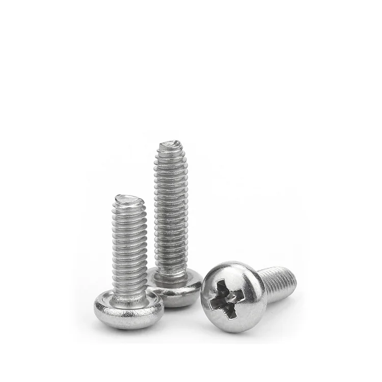 DIN7500 Round Head M5 Thread Forming Screws for Sheet Metal Cross recessed round head triangle lock self-tapping screws