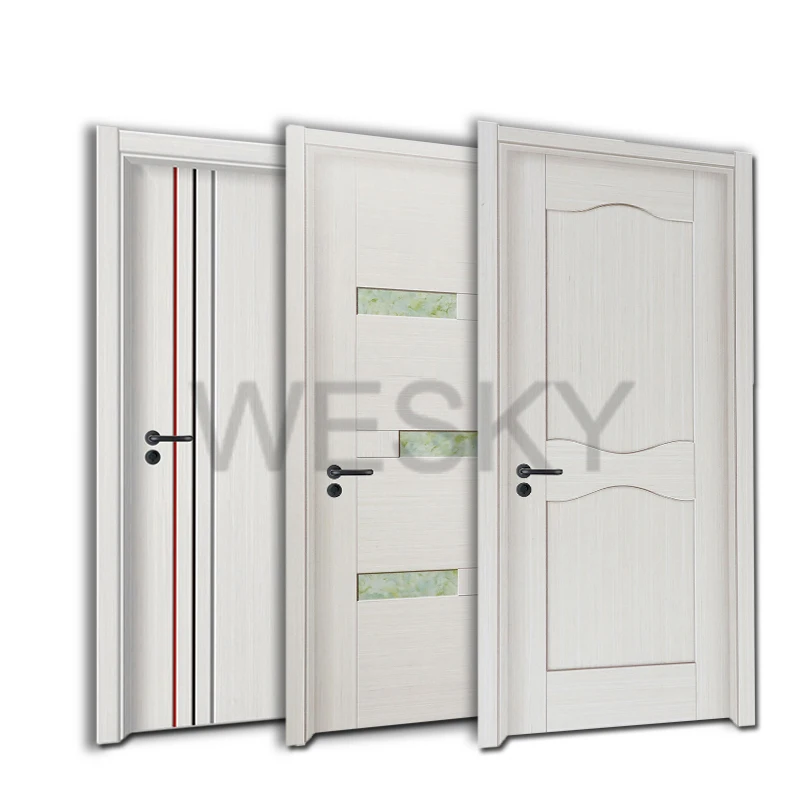 
Main Wooden Door Price Supplier Modern Design Hot Sale Luxury 2020 China Style Safety Interior Teak PVC Entry Doors Swing CN;ZHE 