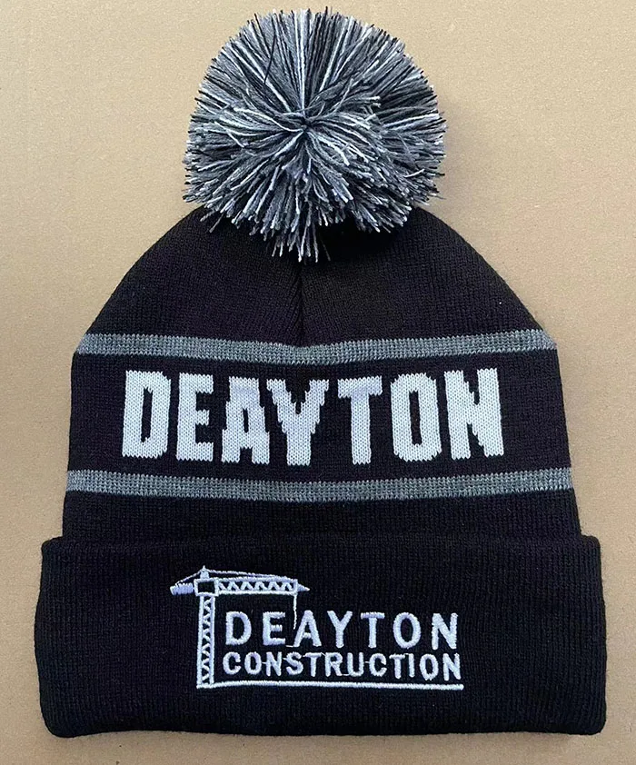 CE MOQ 25pcs 100 % acrylic AFL footy adult embroidered logo beanie woven knitted hats winter sport custom beanie hat for men