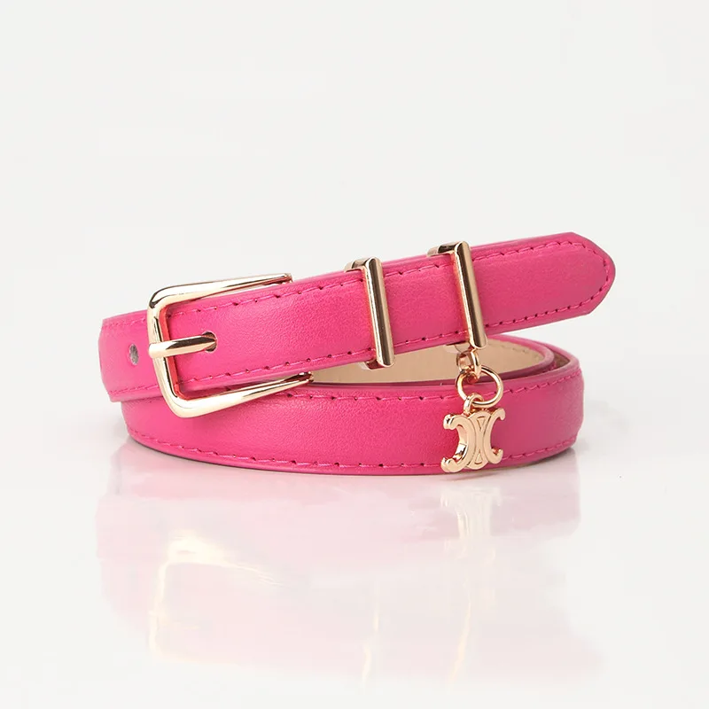 Wholesale Casual Versatile Simple Belt Pin Buckle Metal Fashion Denim Ladies Belt Decorative Dress Jeans Belt