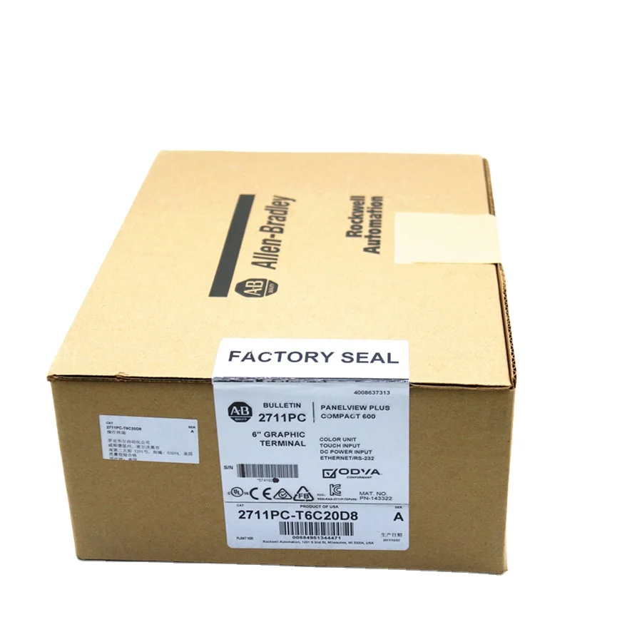 Factory Sealed Original New A-B 2711PC-T6C20D8 Panelview Plus 600 Hmi Touch Screen