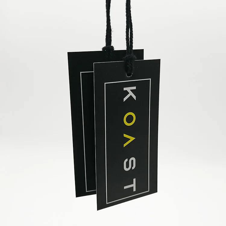 Vintage New Design  Swing   Price Tag Custom Hang Garment Clothing Tags  For Dress