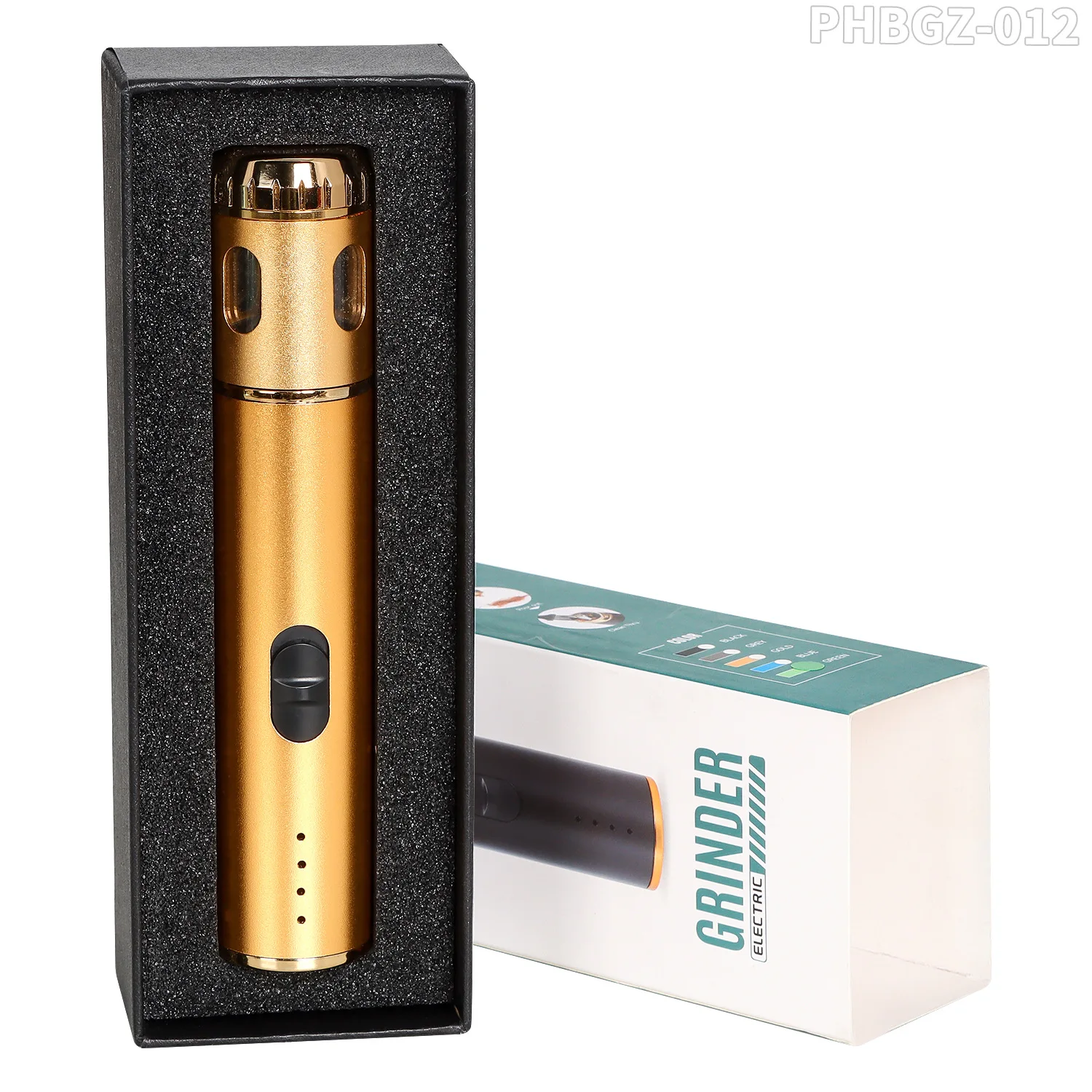 Gift Box Packed Electric Herb Grinder Sharp Stainless Blades Tobacco Grinder