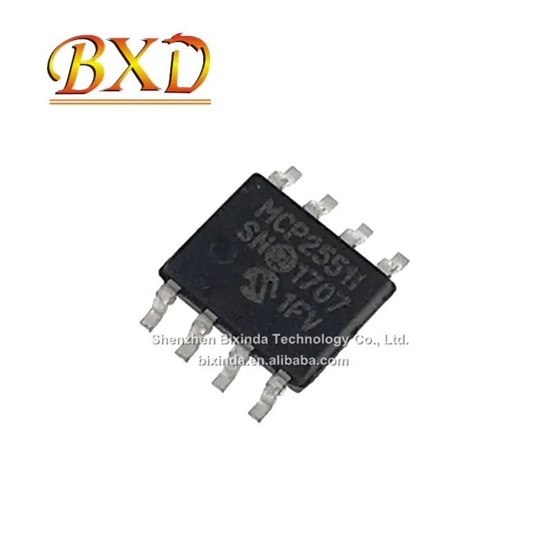 100% New and original MCP2551 MCP2551I MCP2551-I/SN SOP8 Microcontroller