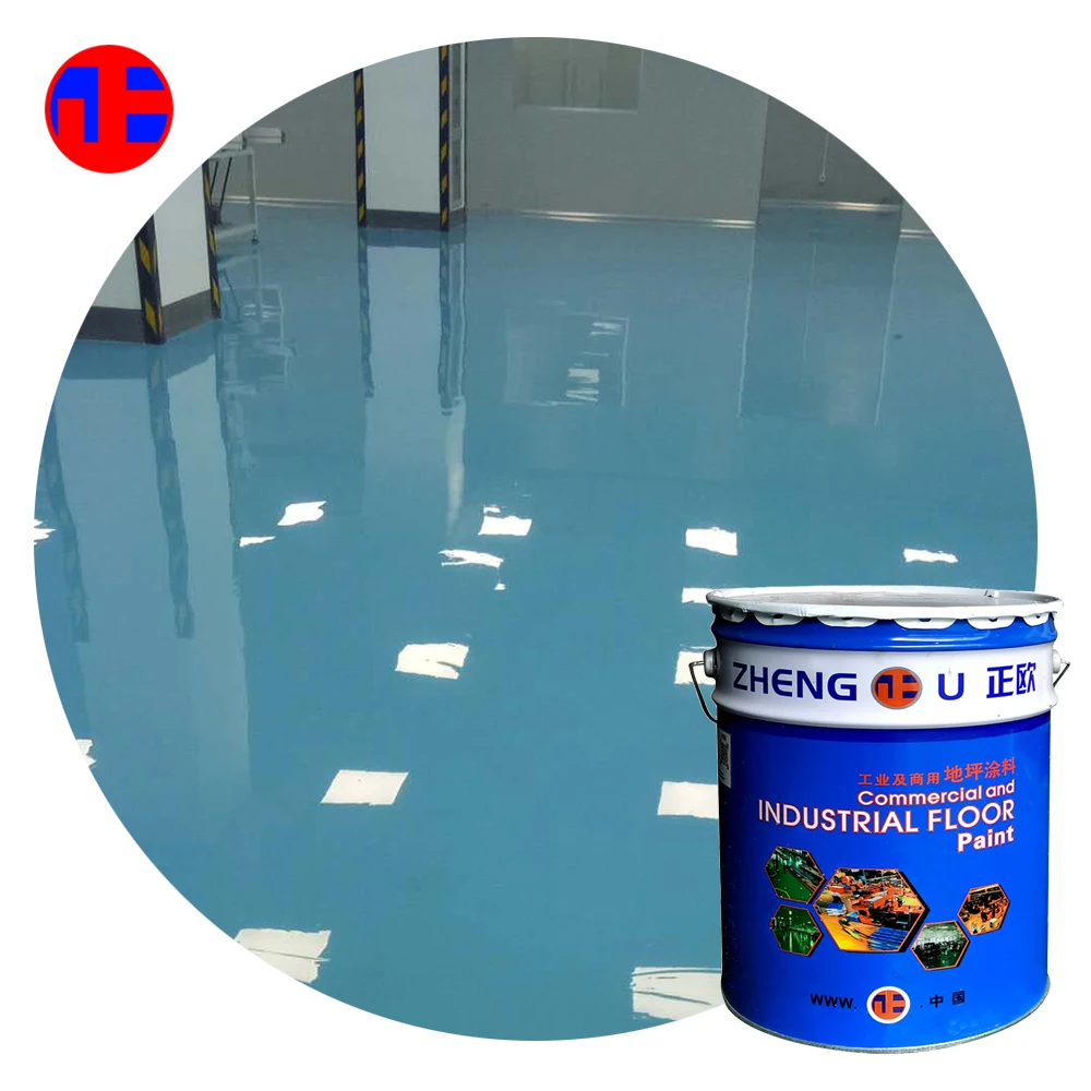 
ZhengOu anti-static epoxy floor paint for factory Epoxy Self-level floor paint floor coating for workshop 