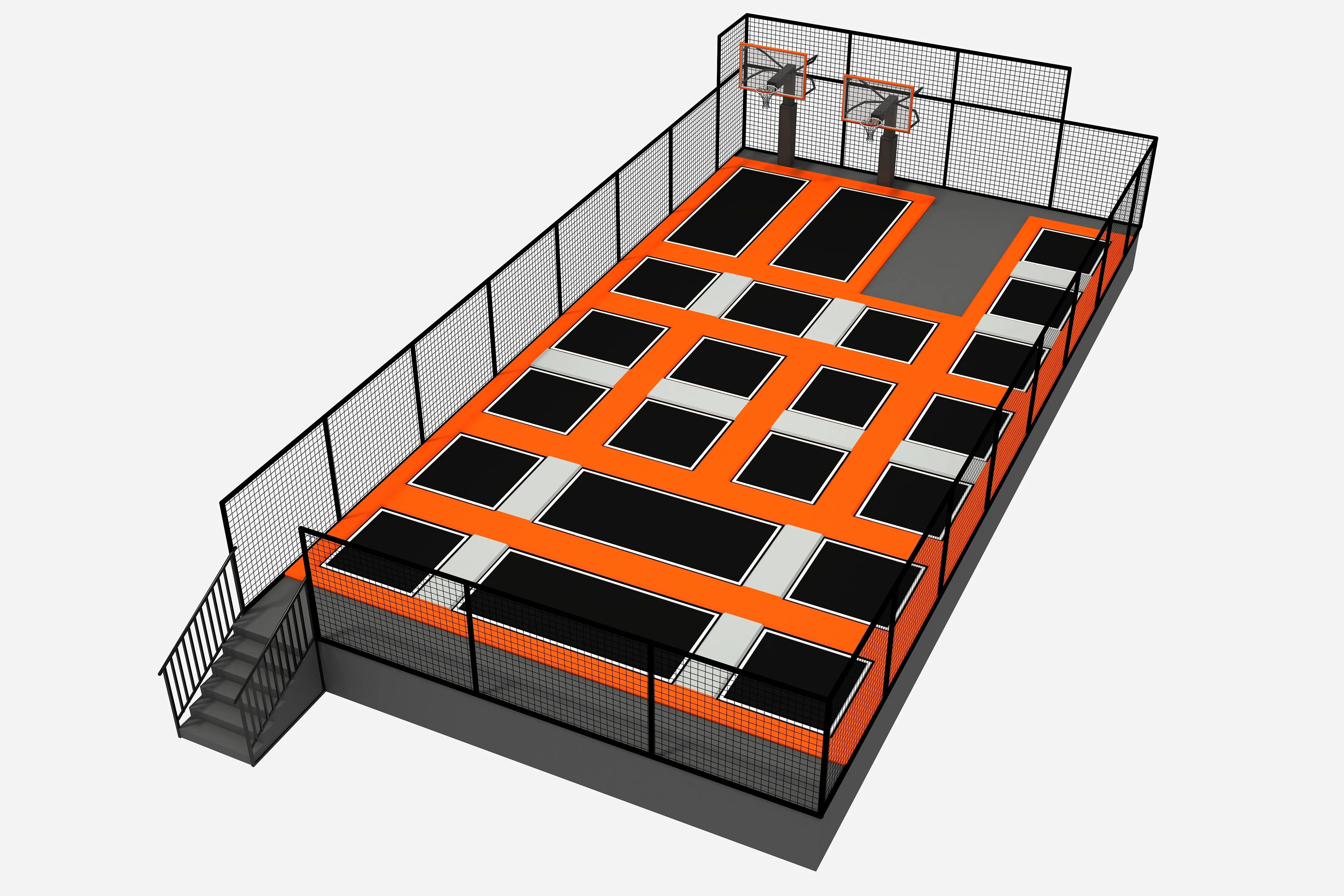 Franchise Business Indoor Commercial Trampoline Park Equipment Factory simply Trampoline Park