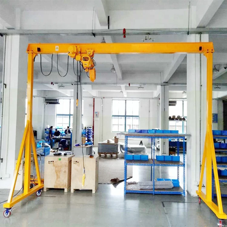 Small Mobile Portable Gantry Crane 3M 8 Ton Gantry Crane For Sale