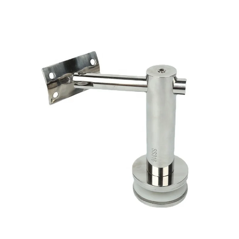 Glass wall fitting 304 stainless steel hand rail top bracket for glass support