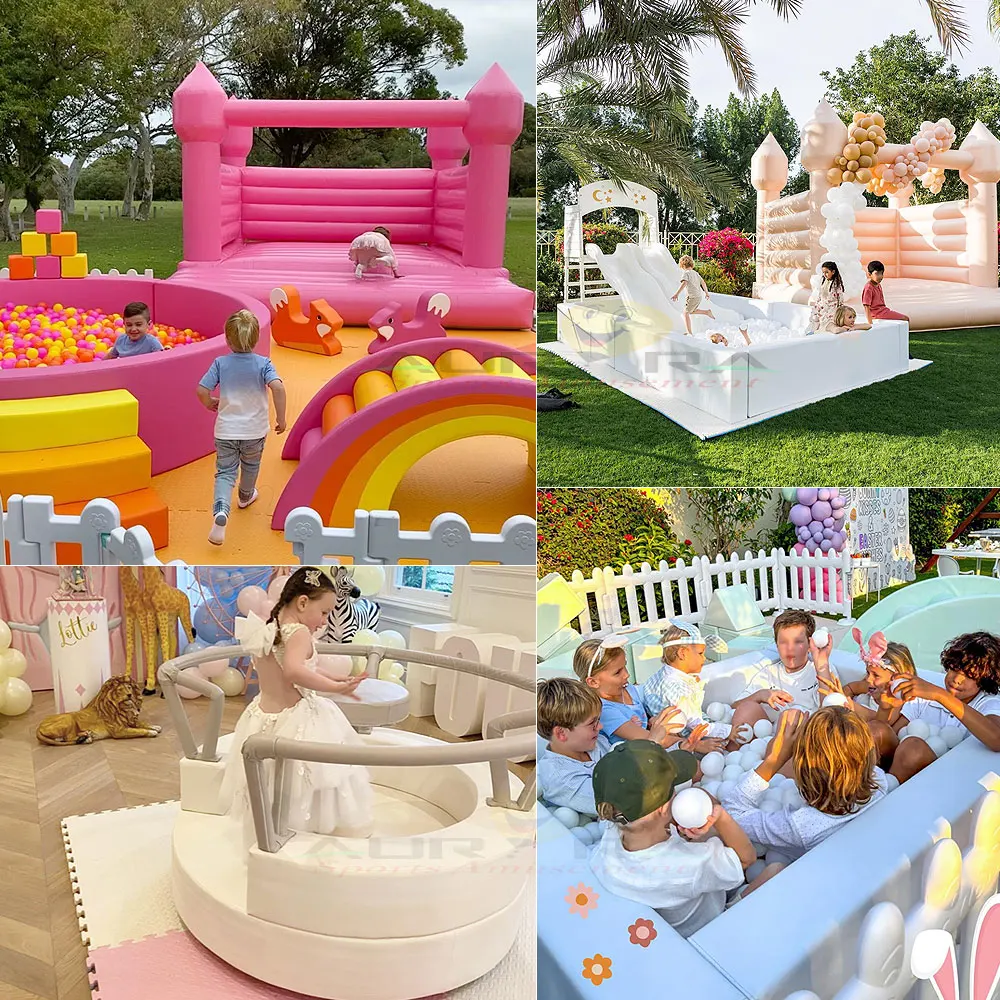 Luxury Commercial Indoor Playground Wooden Stair Slides Custom Outdoor Kids Plastic Ball Pit for Sale