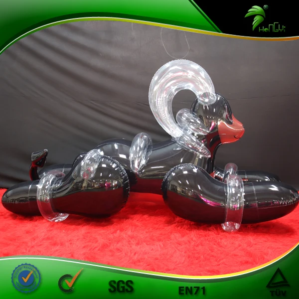 Squeaky Inflatable Houndoom Hongyi Custom Inflatable Cartoon Animals Animation Air Character