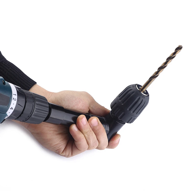 0.8-10mm Right Angle Bend Extension 90 Degree Professional Cordless Drill Attachment Adapter