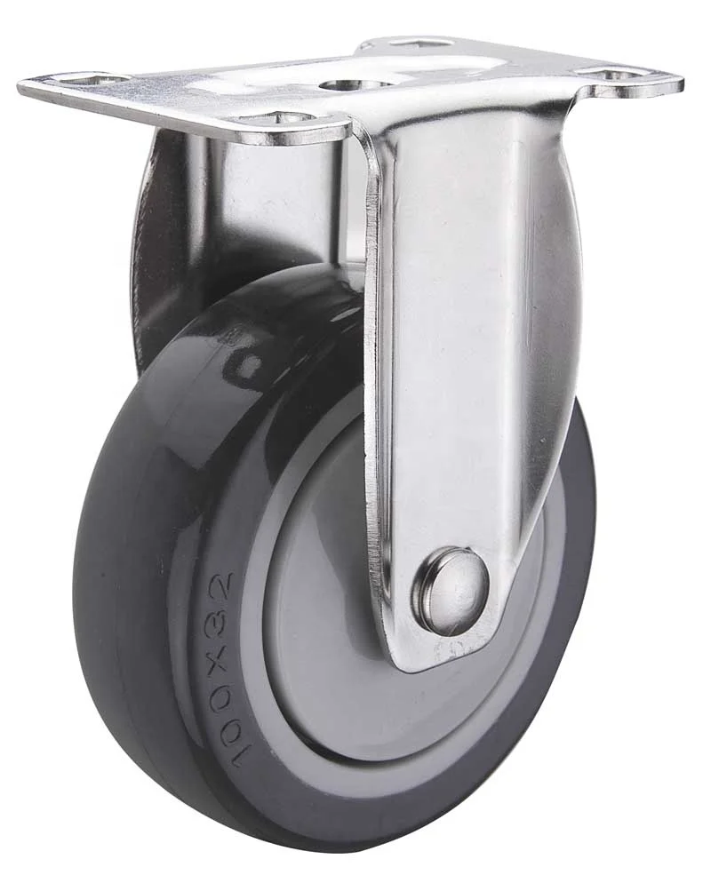 Роликовое колесо с боковым креплением высокое качество термопластичная резина ТПР Поворотная Тележка роликовые колеса