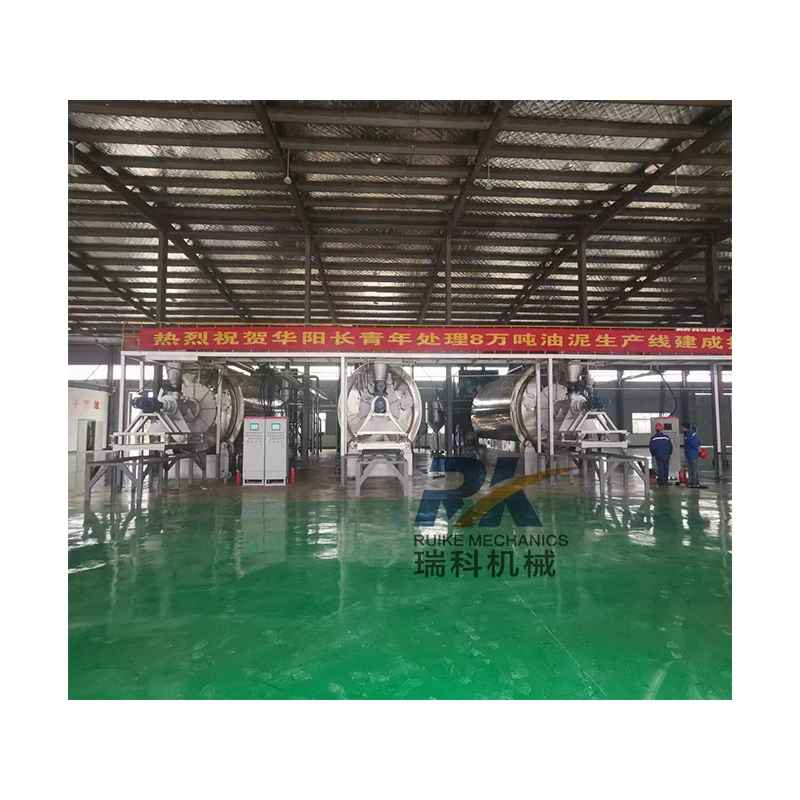 No Pollution PLC System Pyrolysis Oil Sludge Treatment Equipment Waste Tire Plastic Recycling Fuel Oil Full Automatic Machines