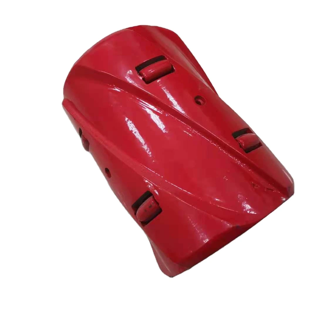 Casted roller casing centralizer