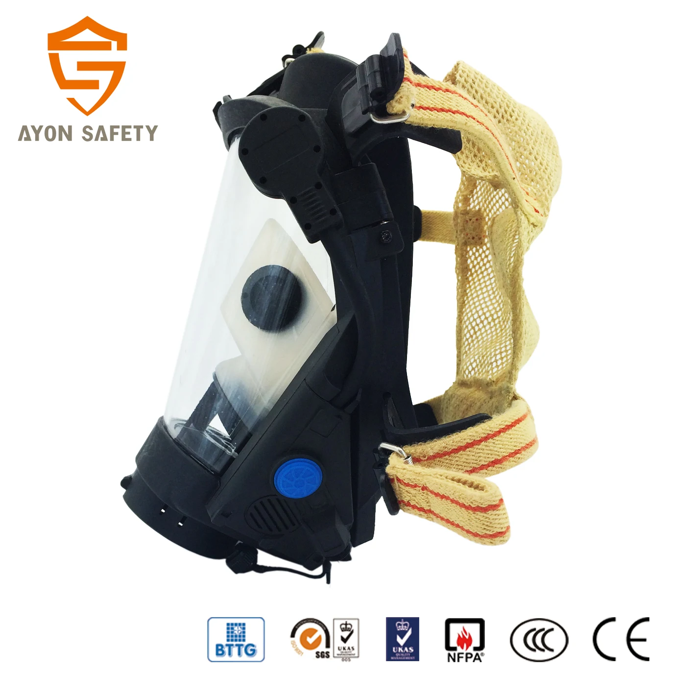 High quality reusable long storage life filter toxic wireless communication silicon gas mask for firefighting chemical scientifi
