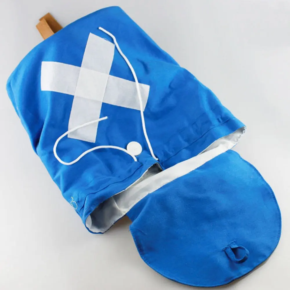 Unisex Anime Cosplay Tony Chopper Blue Canvas School Backpack One Piece Shoulder Bag